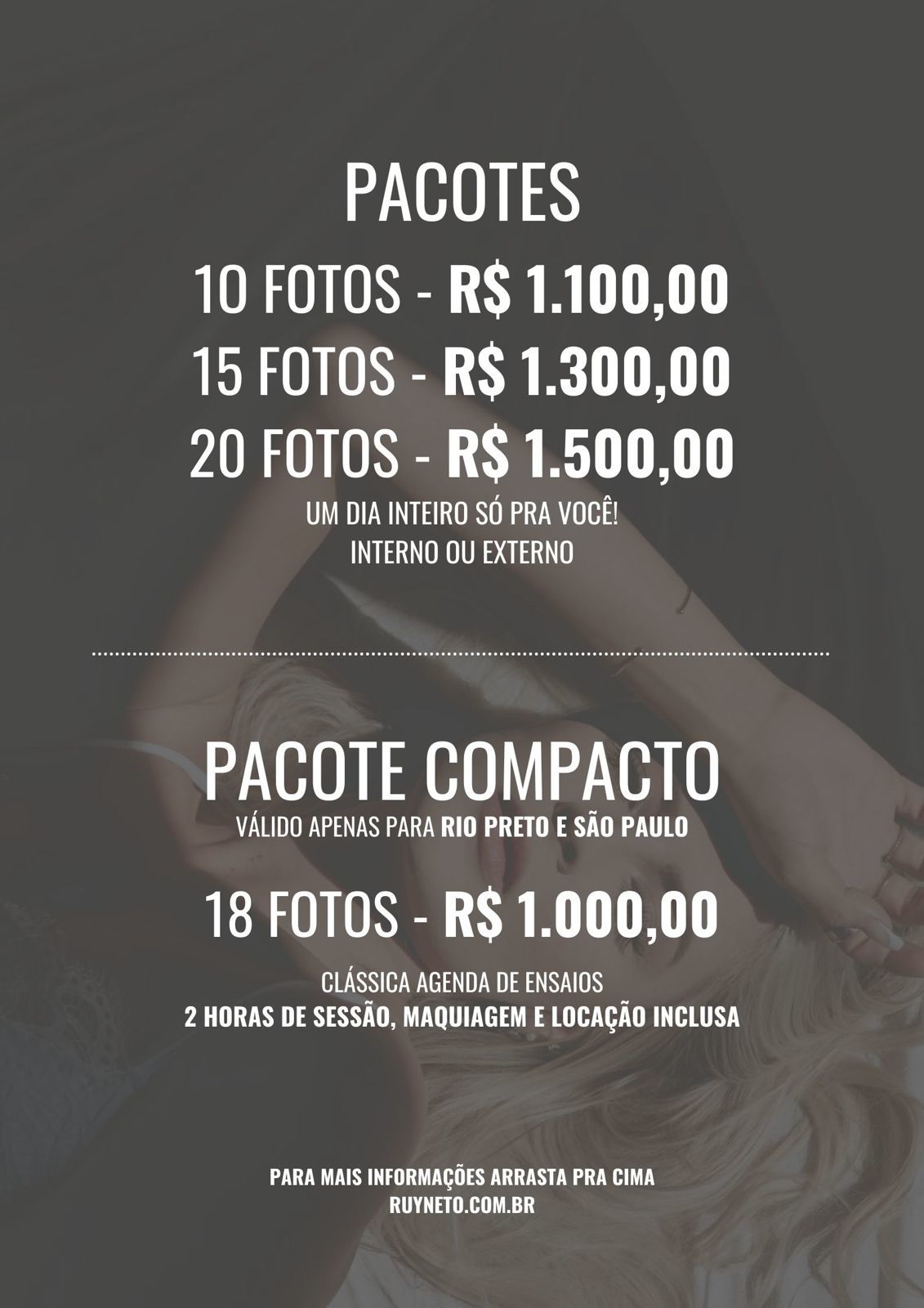 Foto Eu quero viver a experiência de fazer um ensaio! Foto Eu quero viver a experiência de fazer um ensaio! - Imagem 0